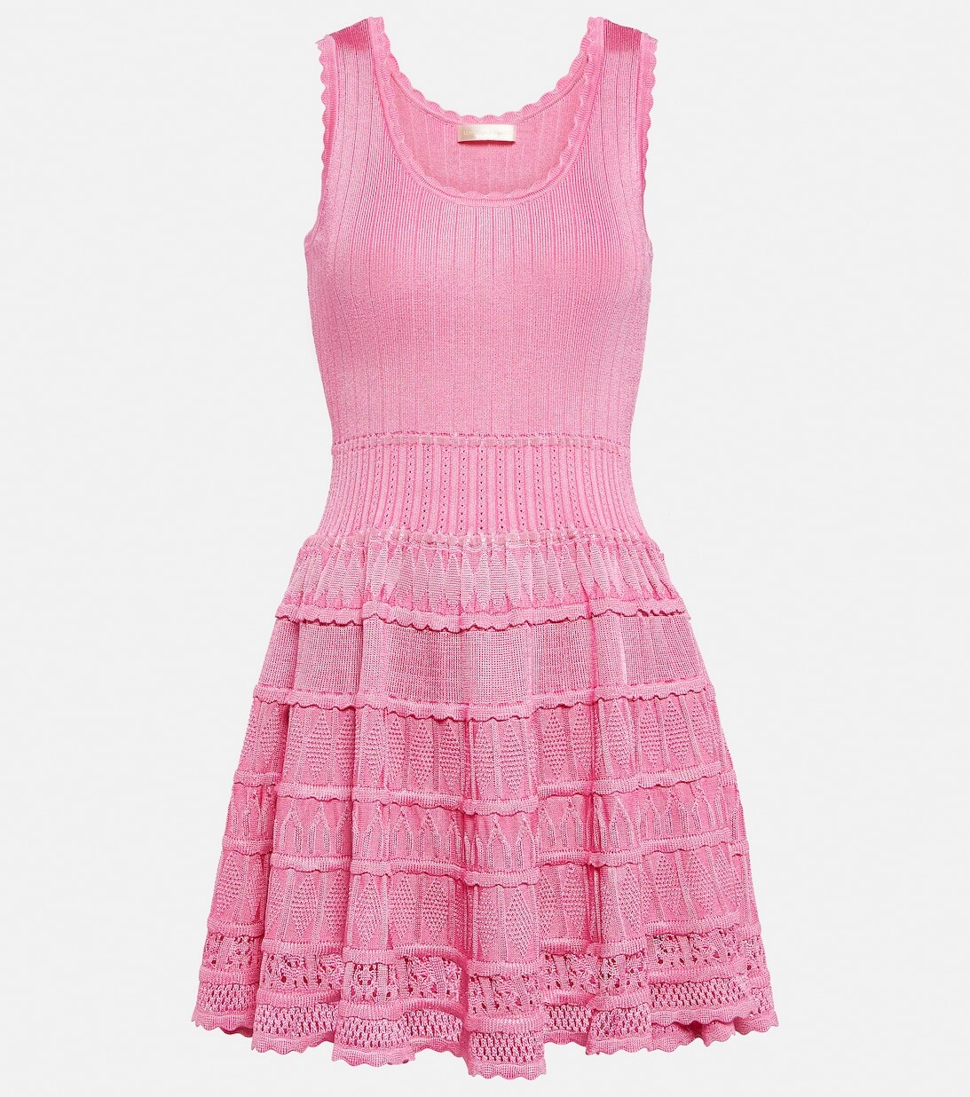 

Платье мини Diandra LOVESHACKFANCY, розовый