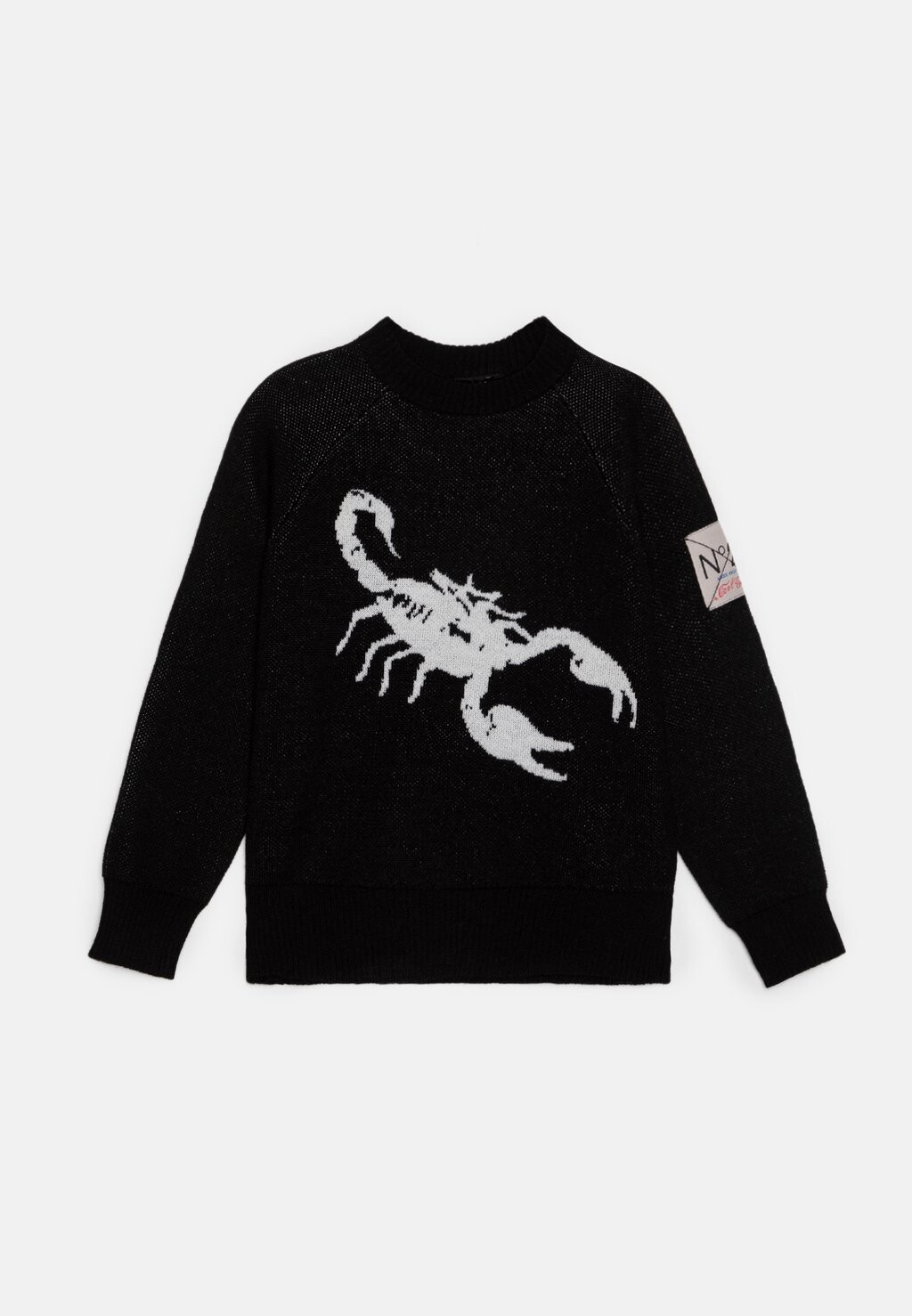 

Вязаный свитер UNISEX N°21, черный