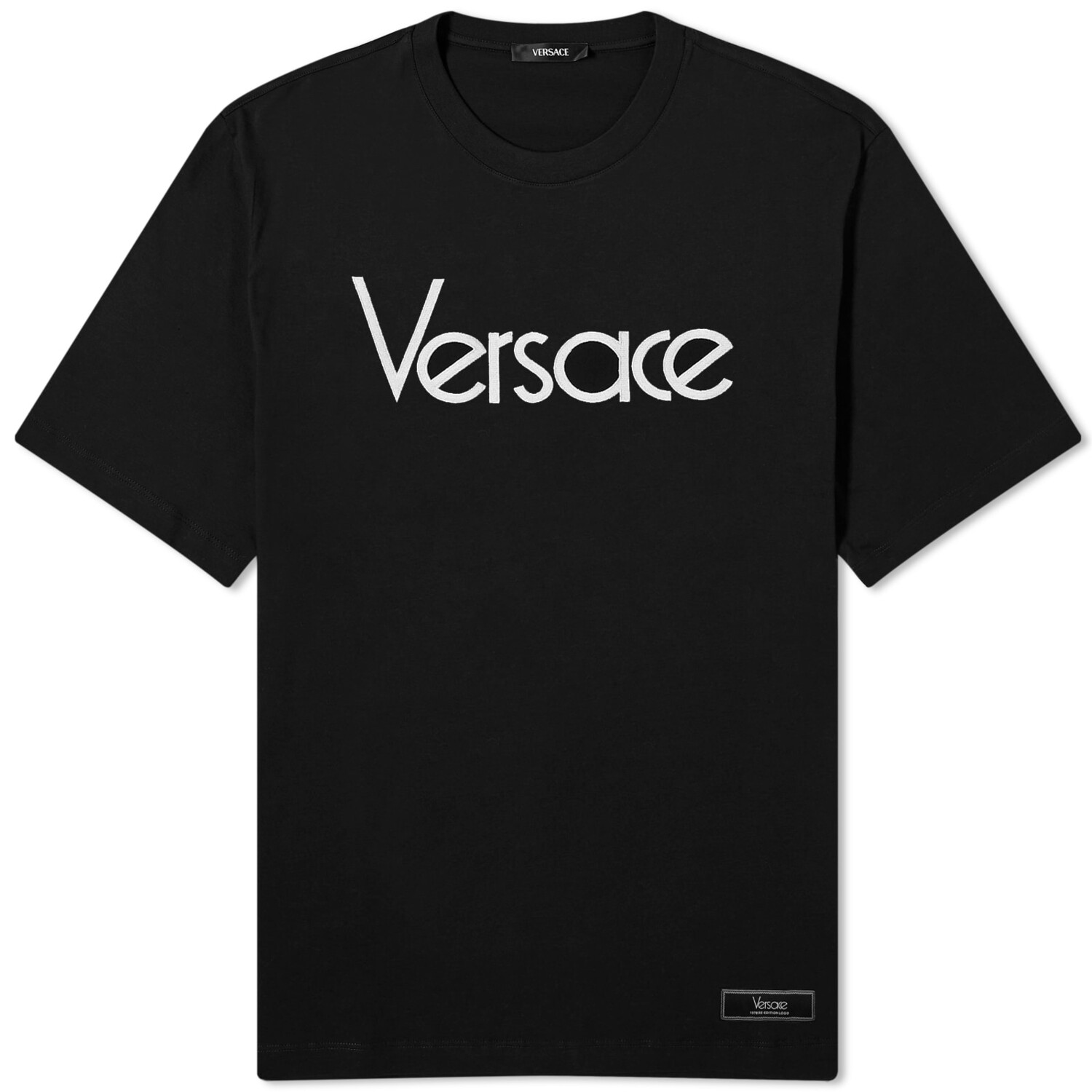 

Футболка Versace Tribute Embroidered Tee, черный
