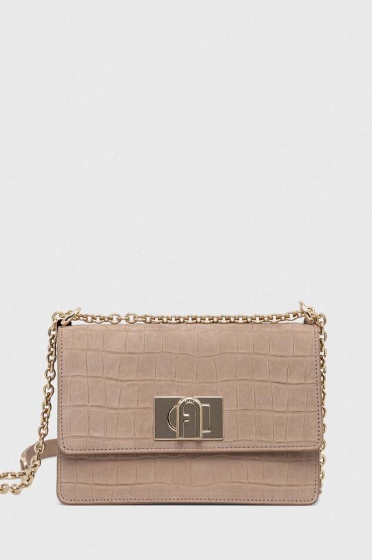 

Кожаная сумка 1927 года. Furla, бежевый