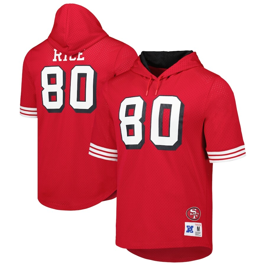 

Футболка с именем и номером Mitchell & Ness San Francisco 49Ers, алый