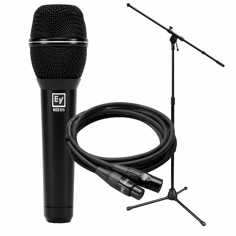 Кардиоидный динамический вокальный микрофон Electro-Voice ND86 Supercardioid Dynamic Vocal Microphone вокальный микрофон динамический electro voice nd86