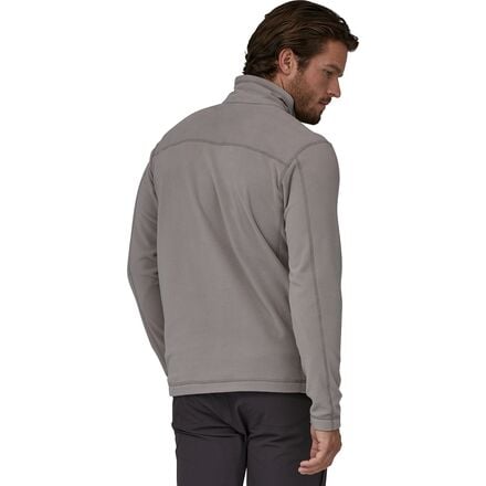 Флисовый пуловер Micro D мужской Patagonia, цвет Feather Grey мужской флисовый пуловер micro d patagonia серый