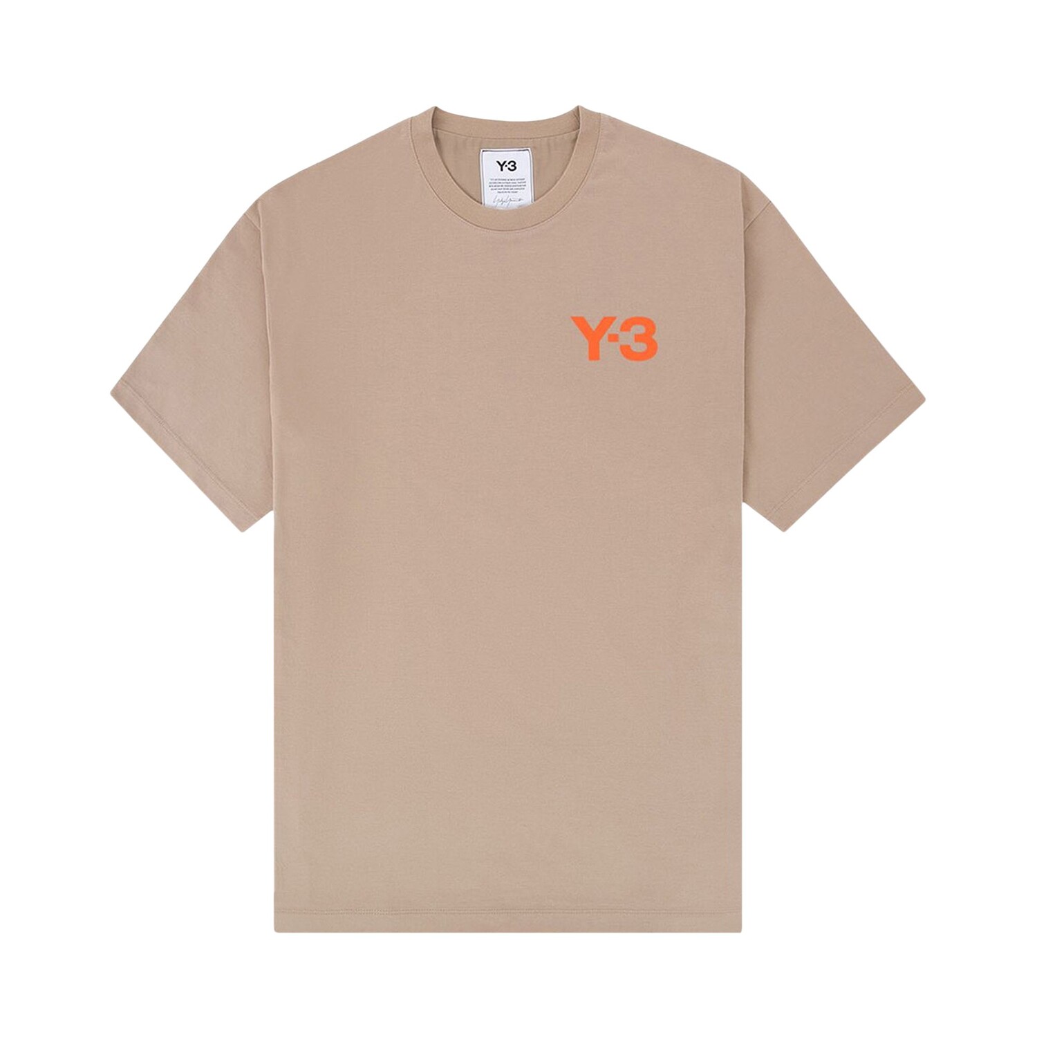 

Классическая футболка с логотипом на груди Y-3, Trace Khaki