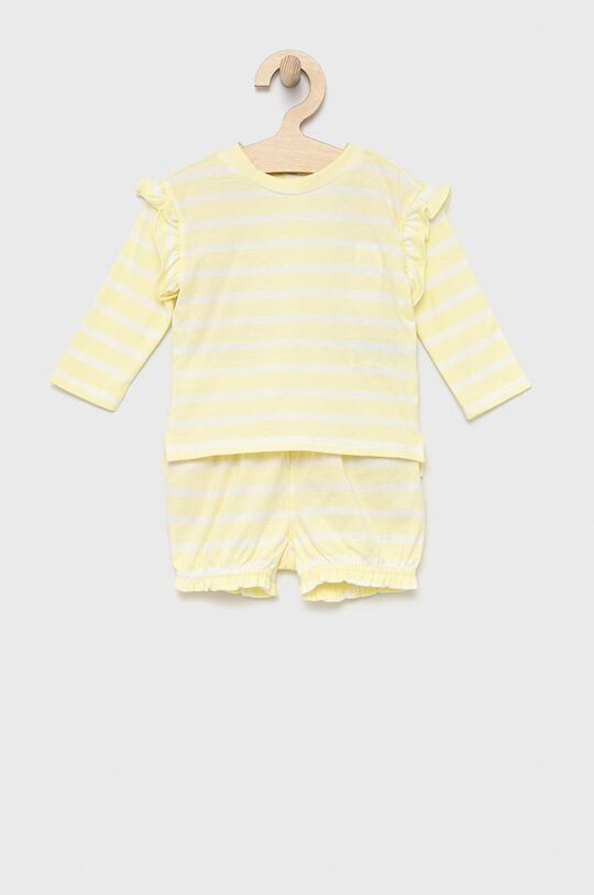 

Детский хлопковый комплект GAP, желтый