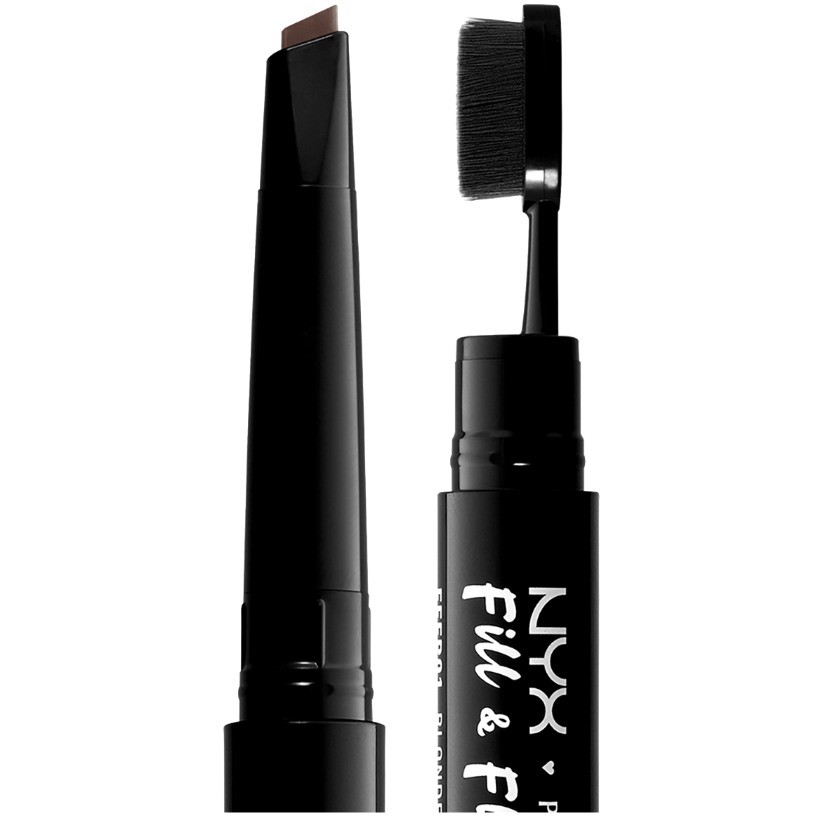 Шоколадный карандаш для бровей Nyx Professional Makeup Fill&Fluff, 0,2 гр помада для бровей eveline eyebrow pomade 56 гр