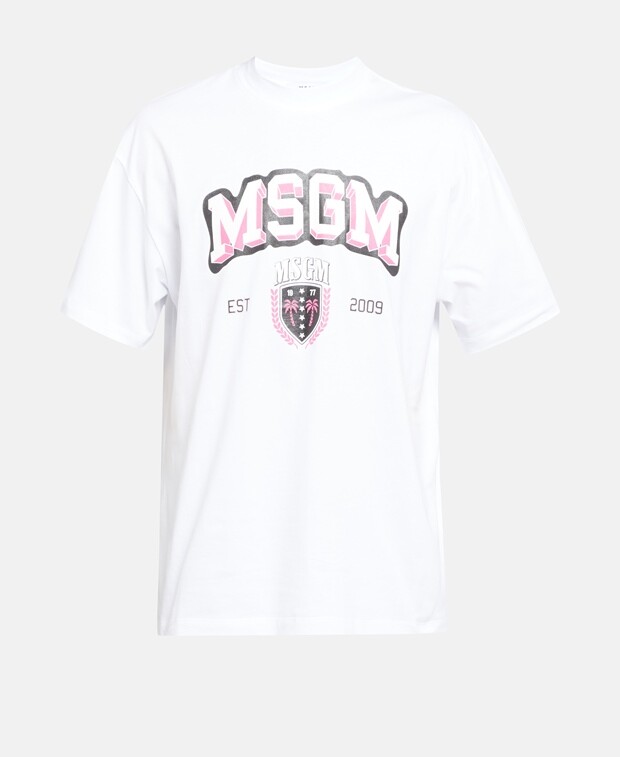 

Футболка MSGM, цвет Wool White