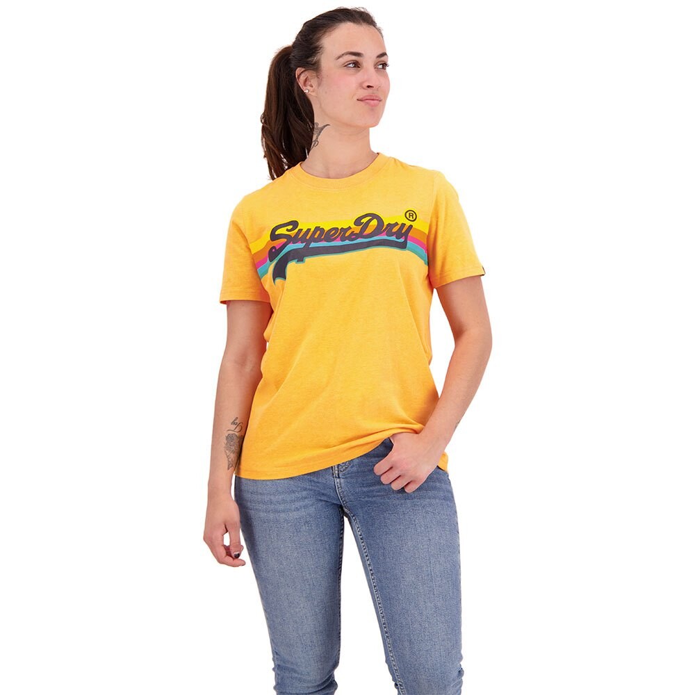 

Футболка с коротким рукавом Superdry Vintage Logo Cali, оранжевый