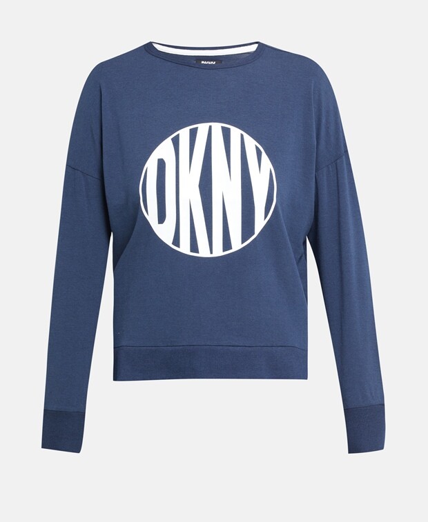 

Пижамный топ DKNY, темно-синий