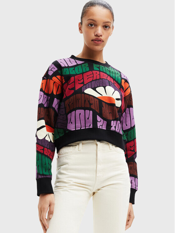 

Толстовка свободного кроя Desigual, мультиколор