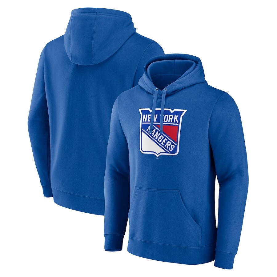 

Пуловер с капюшоном Fanatics Branded New York Rangers, синий
