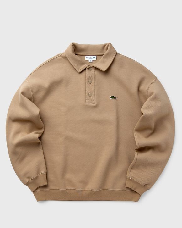 

Толстовка Lacoste Loose Fit Sweatshirt With Polo Collar, цвет viennese