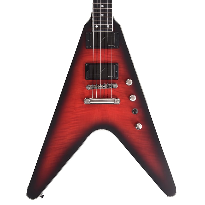Электрогитара Epiphone Artist Limited Edition Dave Mustaine Prophecy Flying V Aged Dark Red Burst