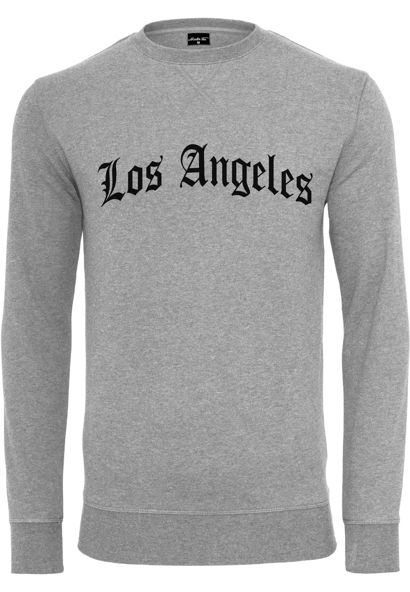 

Свитер MisterTee с круглым вырезом "MisterTee Men's Los Angeles Wording Crewneck", серый