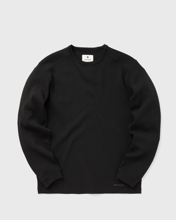 

Футболка Snow Peak Dry Waffle Long Sleeve T-Shirt, черный