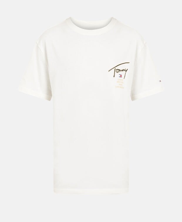 

Футболка Tommy Jeans, цвет Wool White