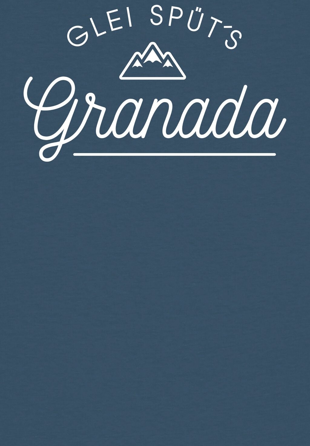 

Футболка с принтом GLEI SPÜT'S GRANADA watapparel, бирюзовый