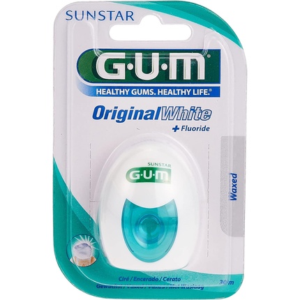 Gum Original Белая нить 30М, Sunstar