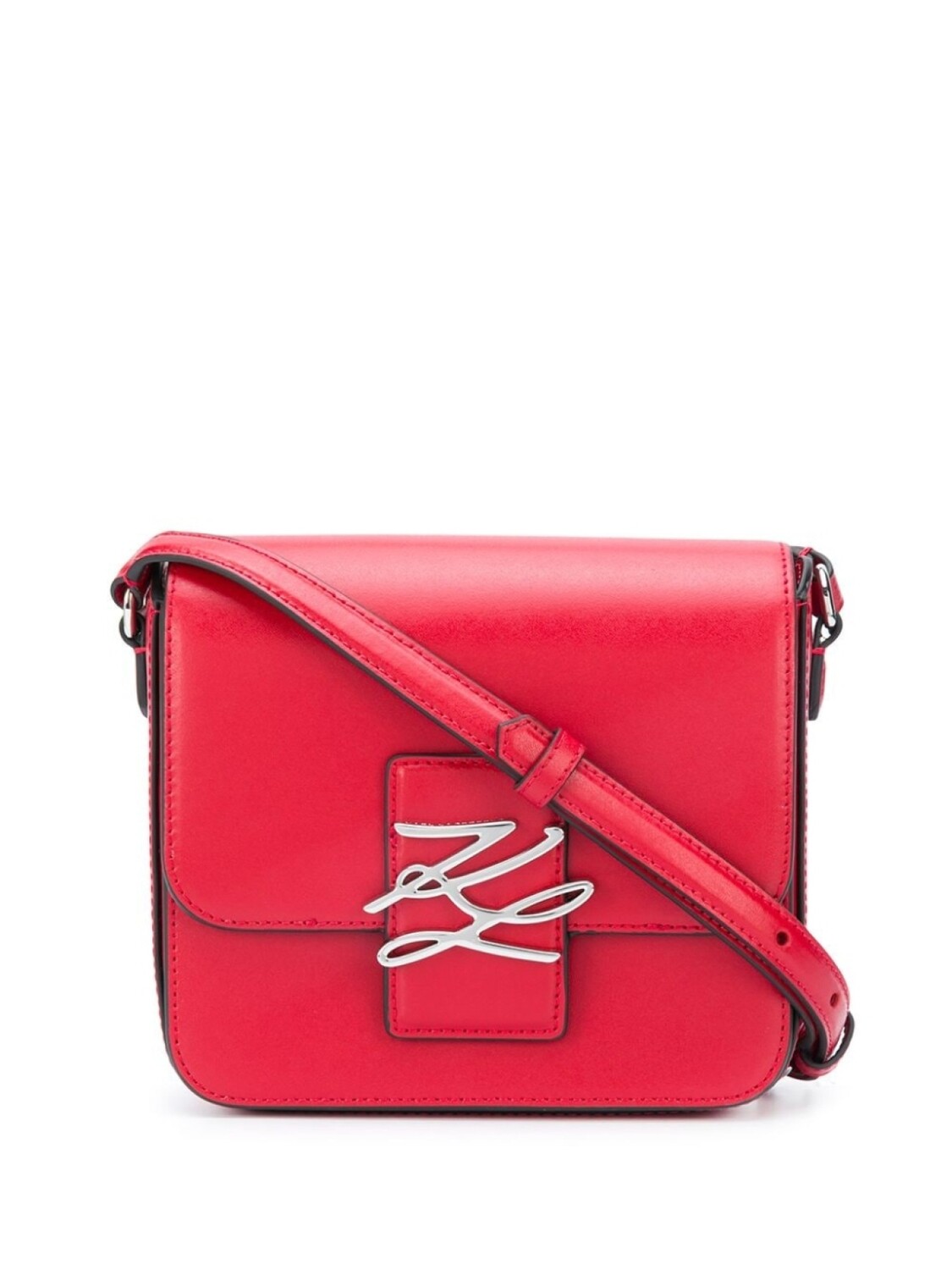 

Karl Lagerfeld сумка через плечо Signature с логотипом, красный