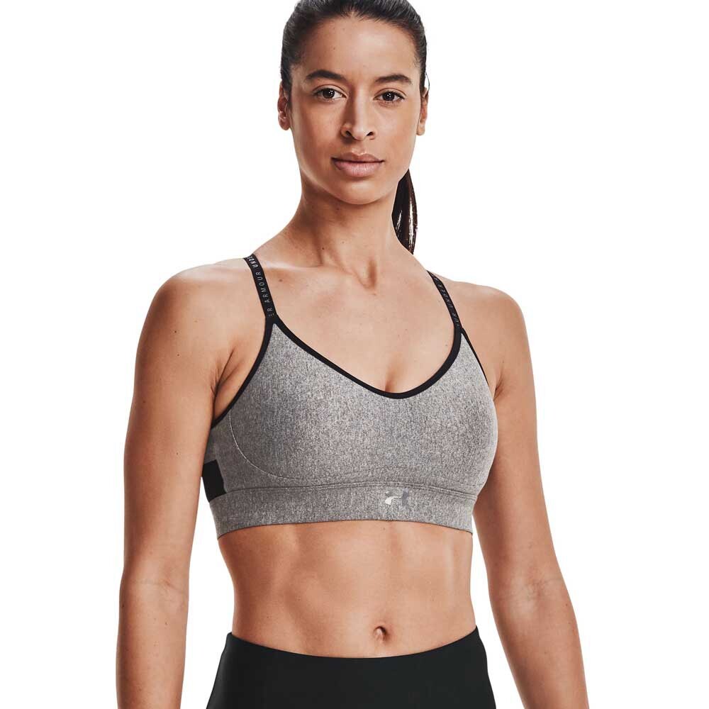

Топ Under Armour Infinity Heather Covered Low Support, серый