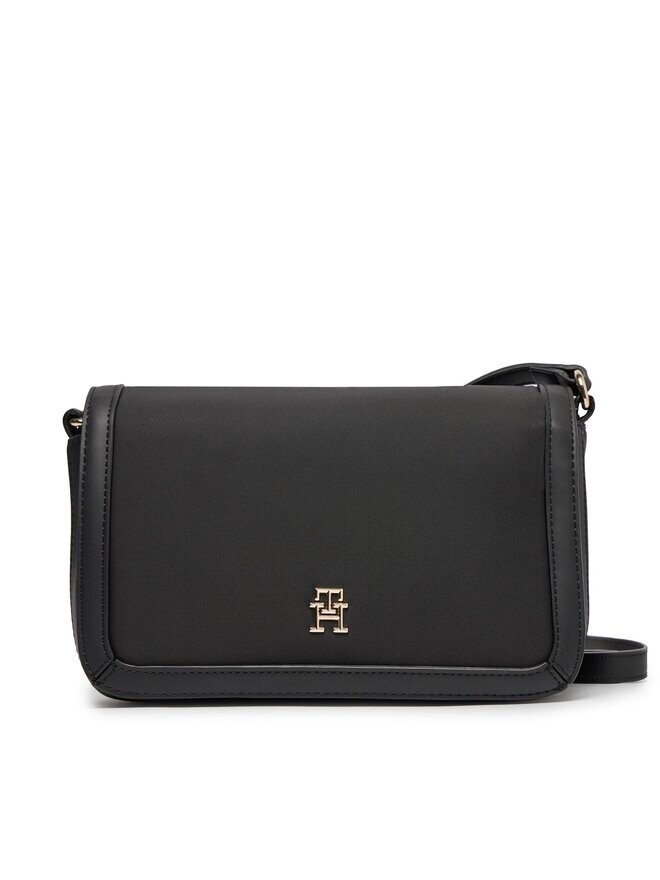 

Наплечная сумка Th Essential S Flap Crossover Tommy Hilfiger, черный