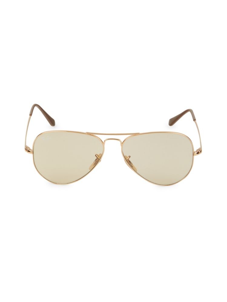 

Солнцезащитные очки-авиаторы 58MM Ray-Ban, коричневый