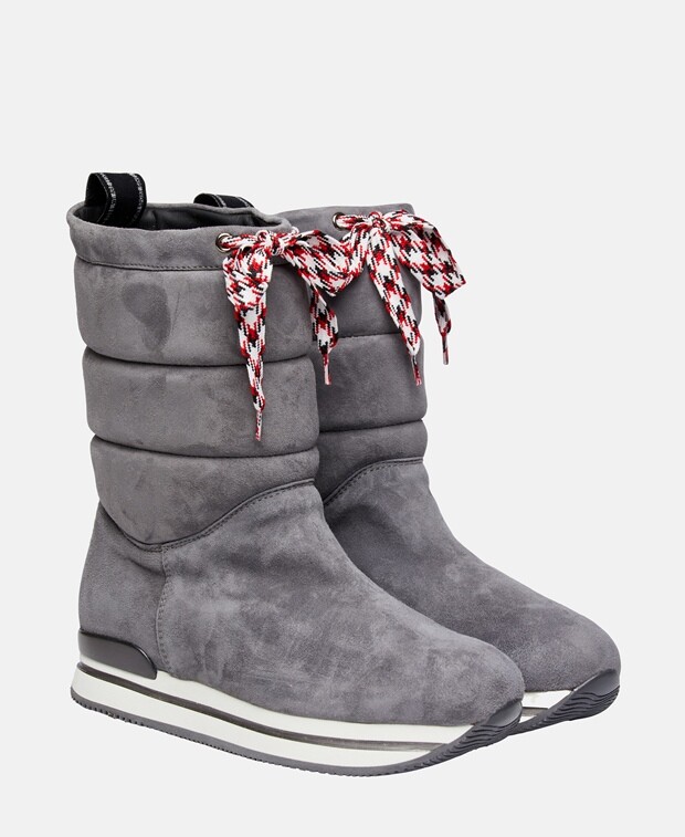 

Телячьи сапоги Hogan, антрацит