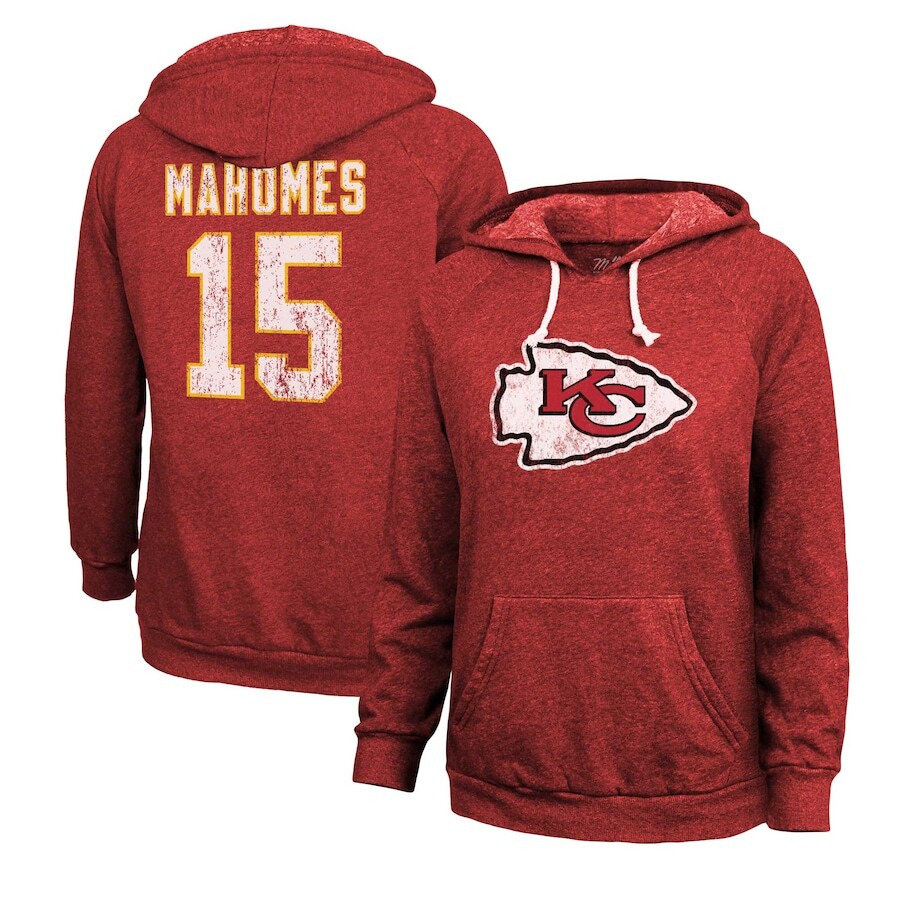 

Пуловер с капюшоном Majestic Threads Kansas City Chiefs, красный