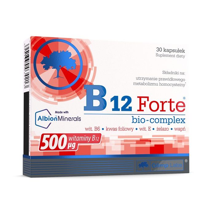 цена Olimp B12 Forte Bio-Complex витамин В12 в капсулах, 30 шт.