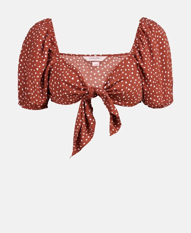 

Укороченный топ Hunkemöller, цвет Russet