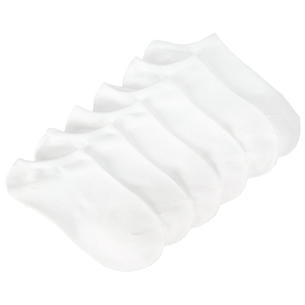 Набор из 6 детских носков-невидимок Sof Sole, белый цена и фото