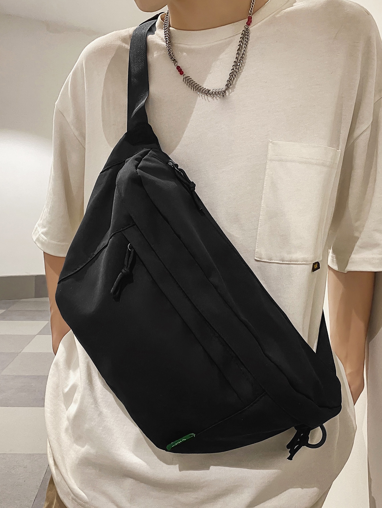 водонепроницаемая тактическая поясная сумка для занятий спортом на открытом воздухе Поясная сумка для спорта и фитнеса на открытом воздухе большой емкости, черный