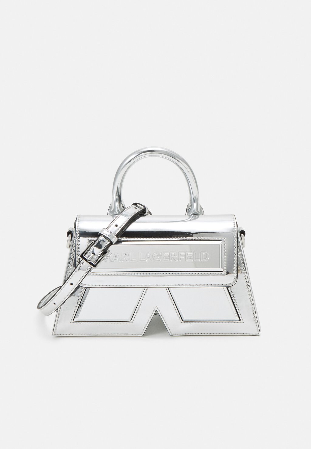

Сумка через плечо IKON K EXCLUSIVE KARL LAGERFELD, серебристый