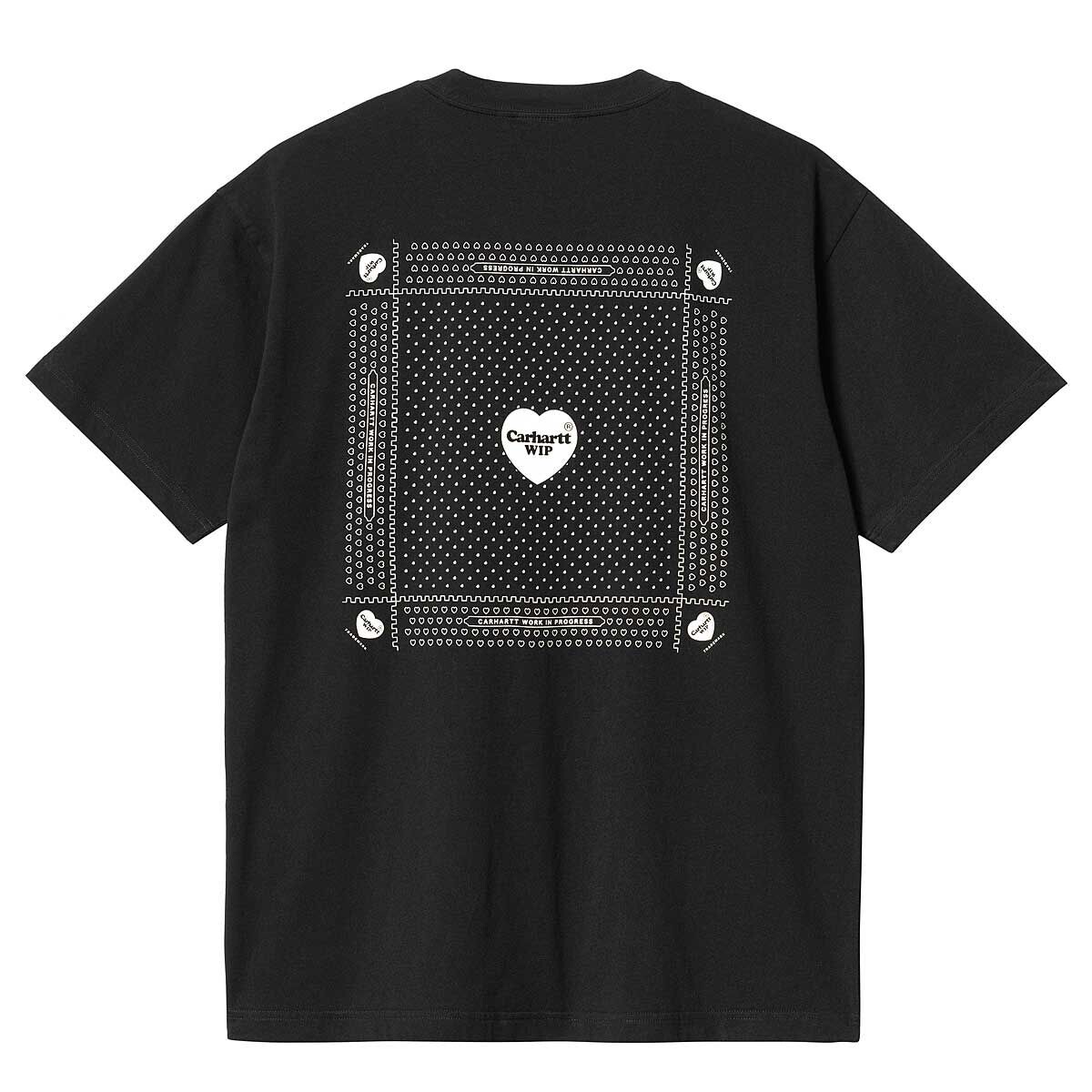 

Футболка S/S Heart Bandana T-Shirt Carhartt Wip, цвет Schwarz/Weiß