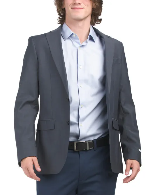 

Однотонный костюм, отдельная куртка Perry Ellis, черный