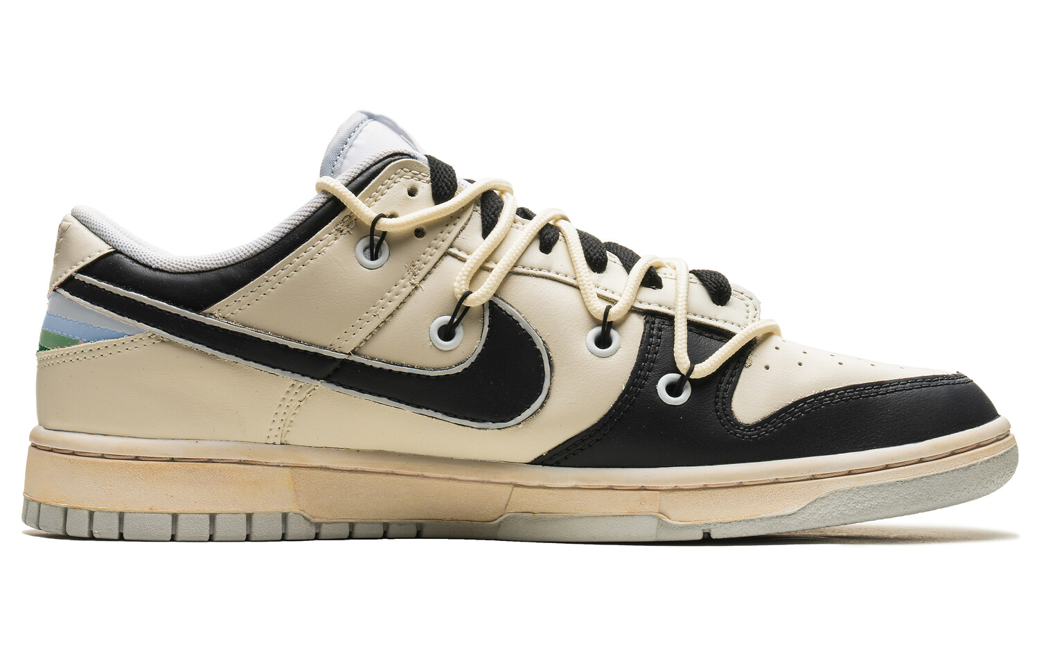 

Кроссовки Nike Dunk Skateboarding Shoes Men Low-top Black/Brown, черный/коричневый
