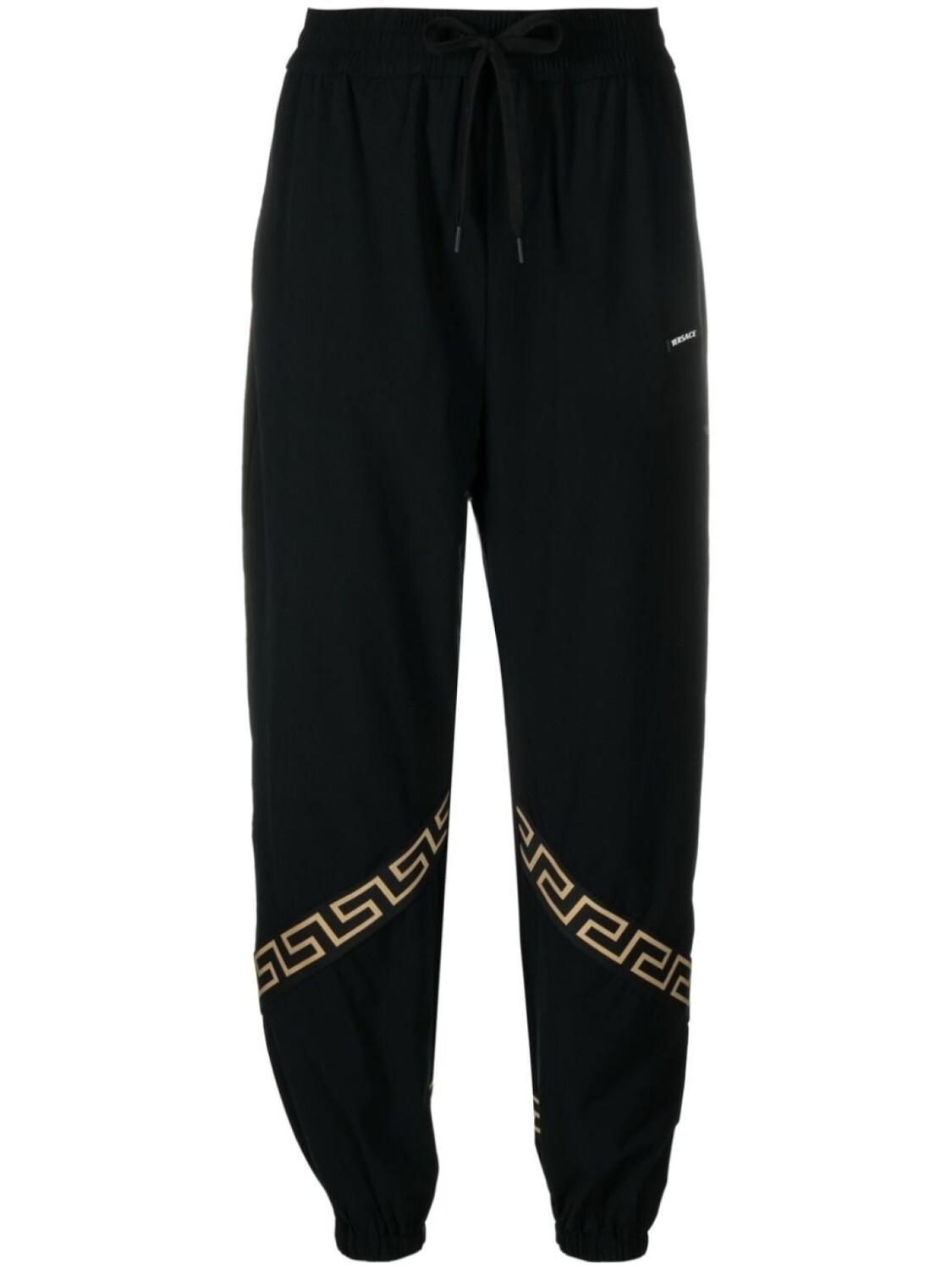 

Versace спортивные брюки с узором Greca, черный