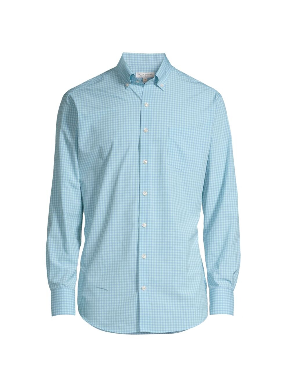 

Поплиновая рубашка Crown Oris Performance Peter Millar, синий