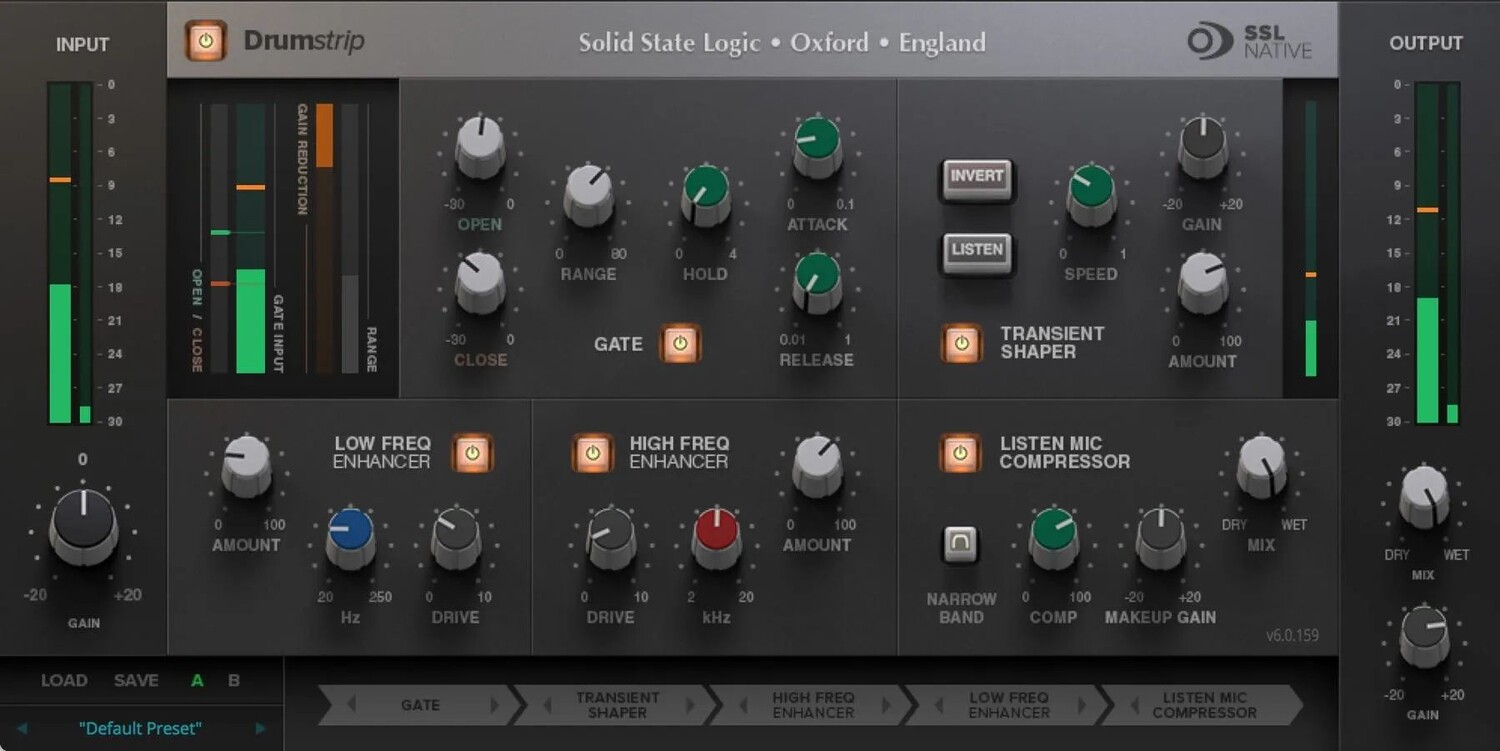 Барабанный процессор. Процессор для барабанов. Транзиент Шейпер. Solid State Logic VST.