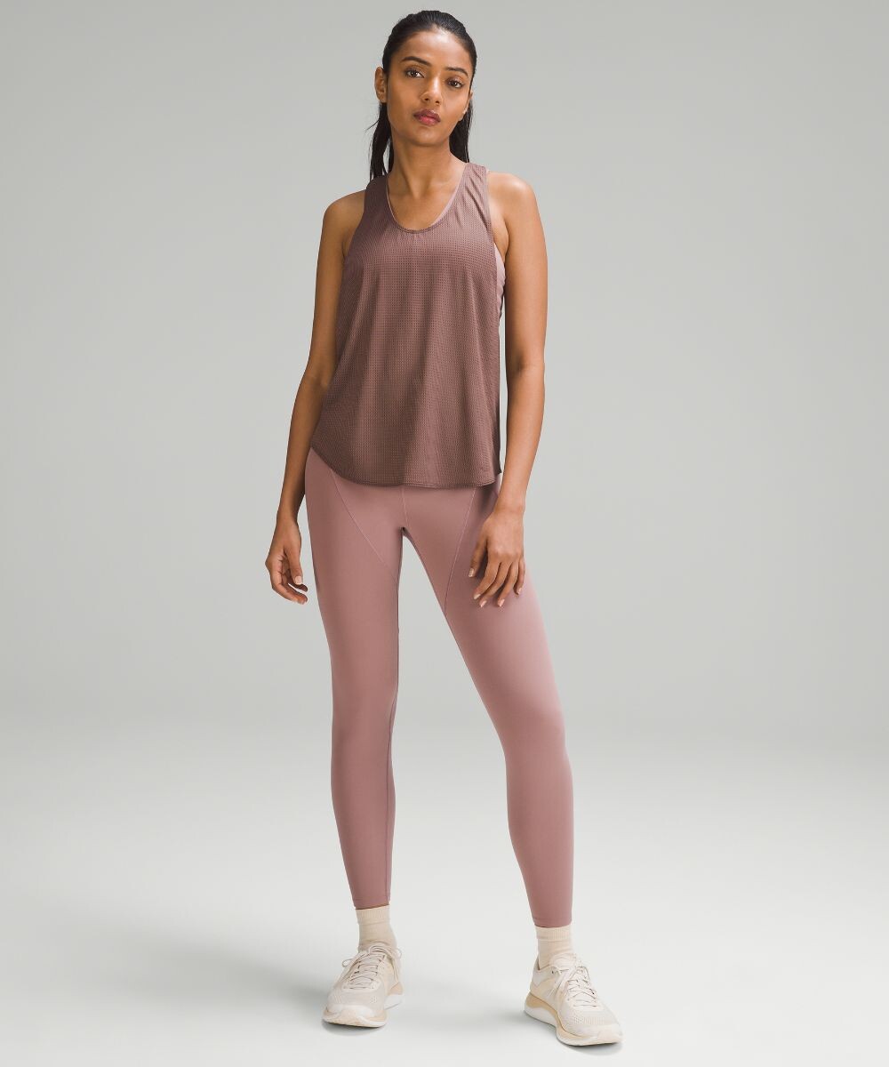 

Женская майка с сеткой Lululemon, роза