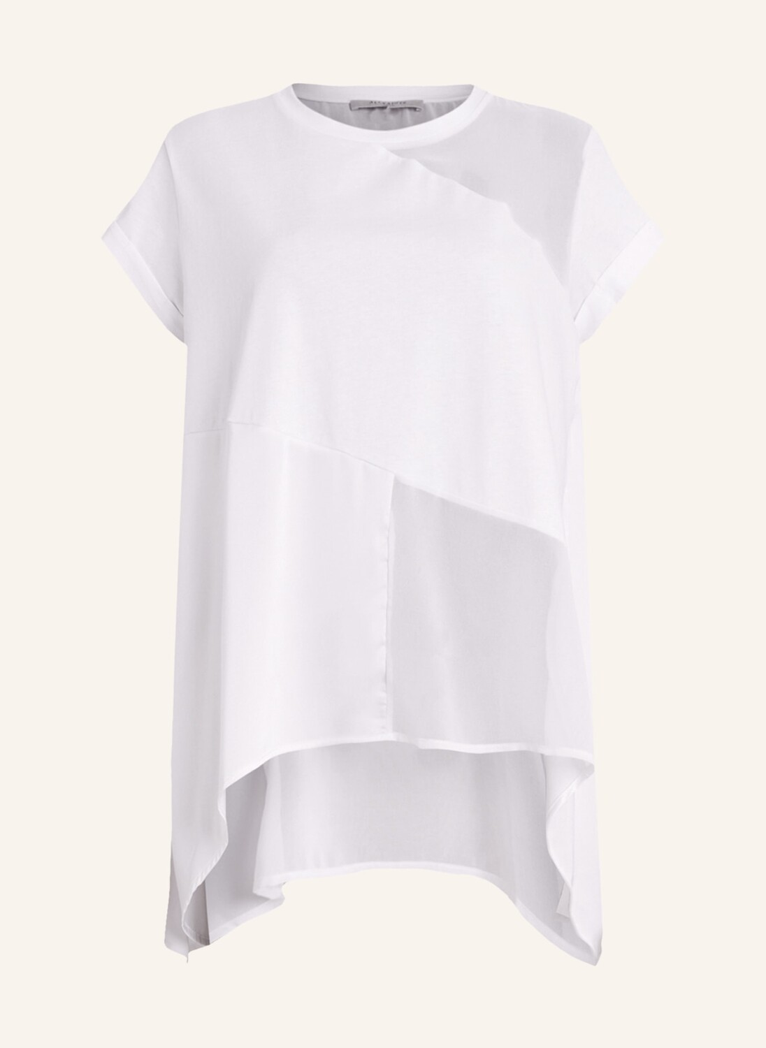 

Блуза ALLSAINTS ZALA im Materialmix, белый