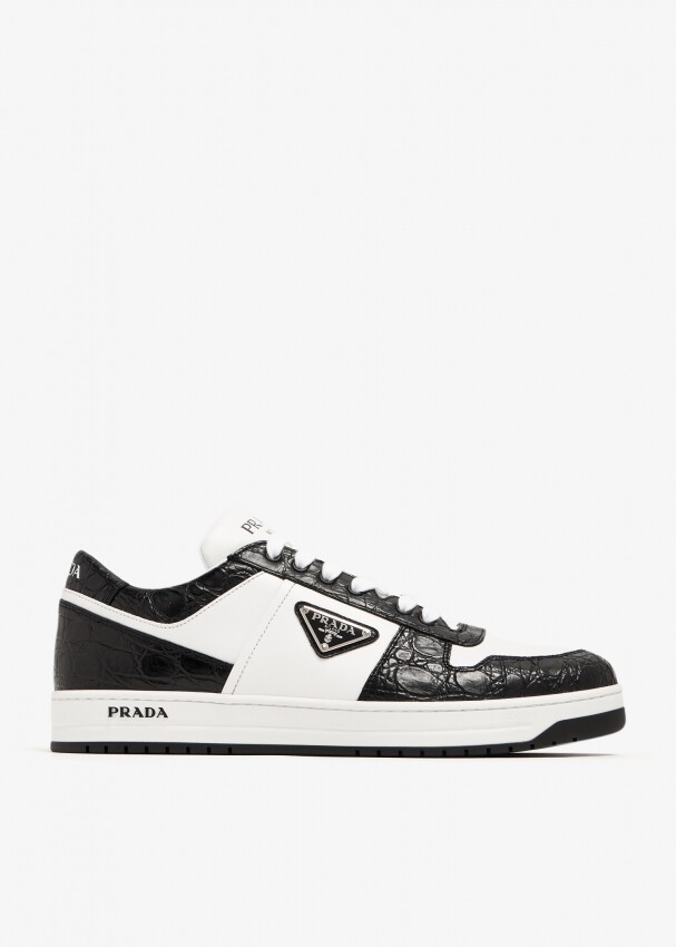 

Кроссовки Prada Downtown Leather, белый