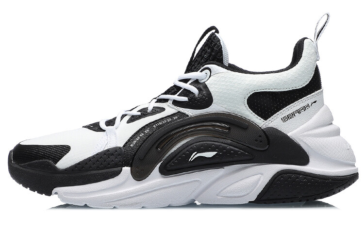 

LINING Spark Lifestyle Shoes Women's Mid-top Black/white