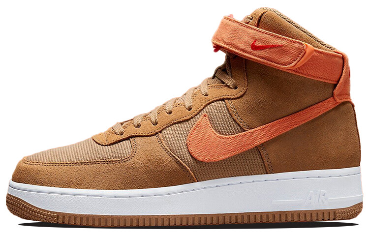 

Высокие кроссовки Nike Air Force 1 оранжевые