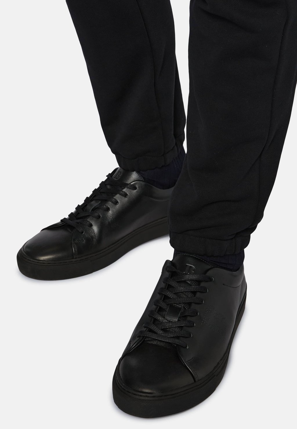 Низкие кроссовки With Logo Boggi Milano, черный