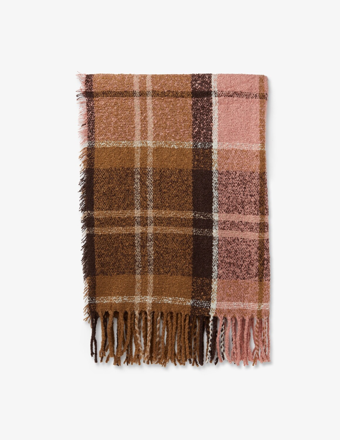

Шарф-букле Barbour, коричневый