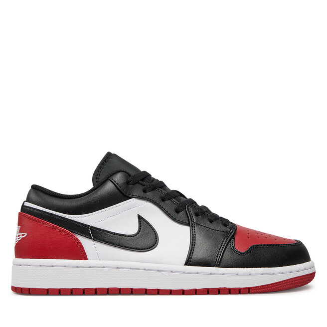 

Кроссовки Nike Air Jordan 1 Low 553558 161 White/Black/Varsity Red/White, красный/черный