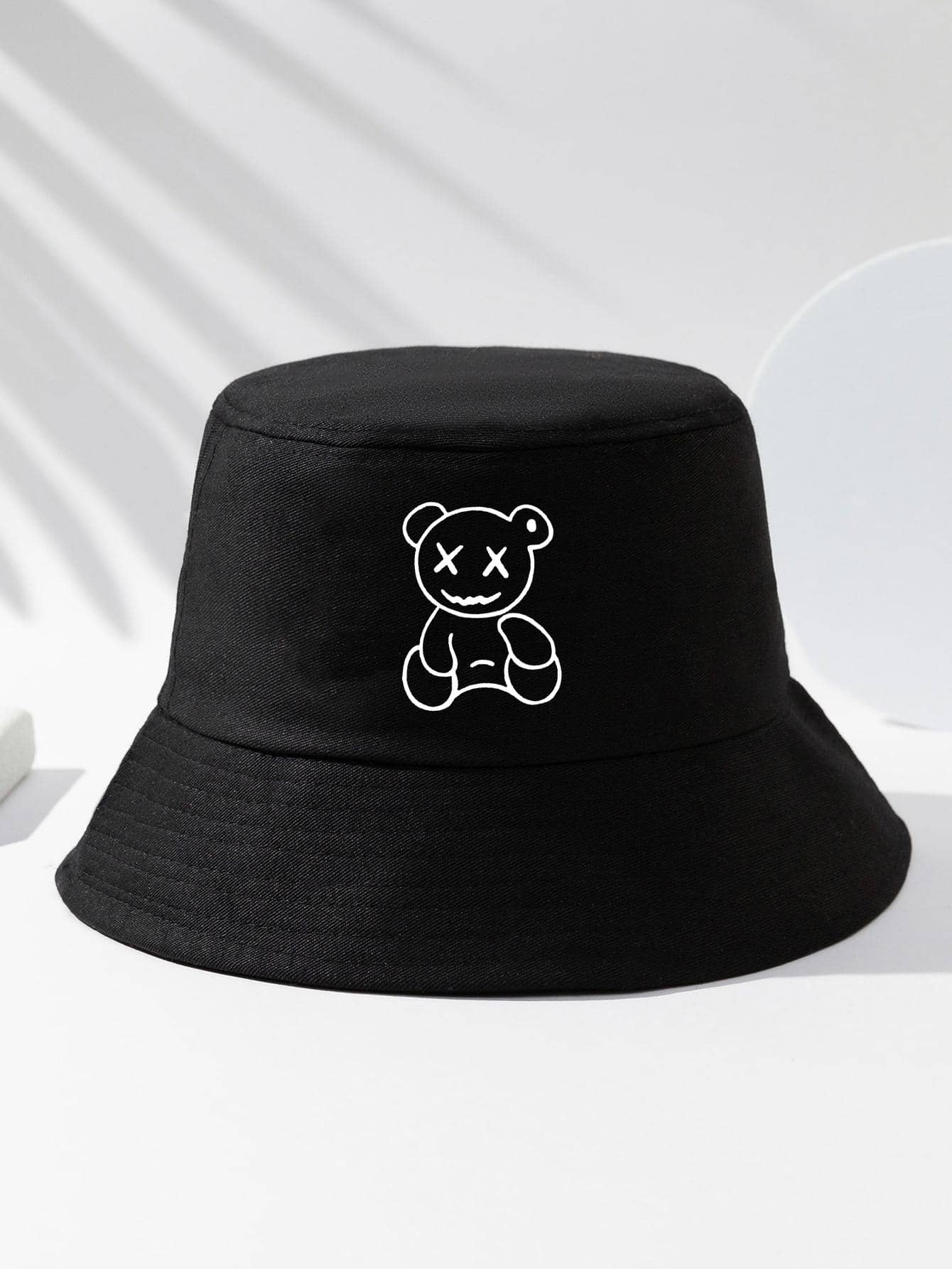 1 шт. унисекс рыбацкая шапка для отдыха на открытом воздухе, черный регулируемая модная унисекс шляпа для отдыха на открытом воздухе