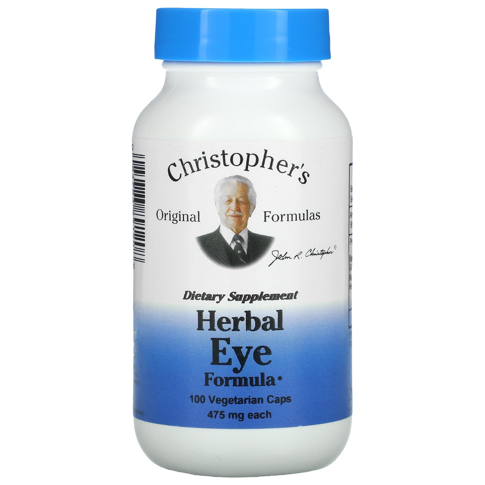 цена Christopher's Original Formulas Травяная формула для глаз 475 мг в каждой 100 растительных капсул