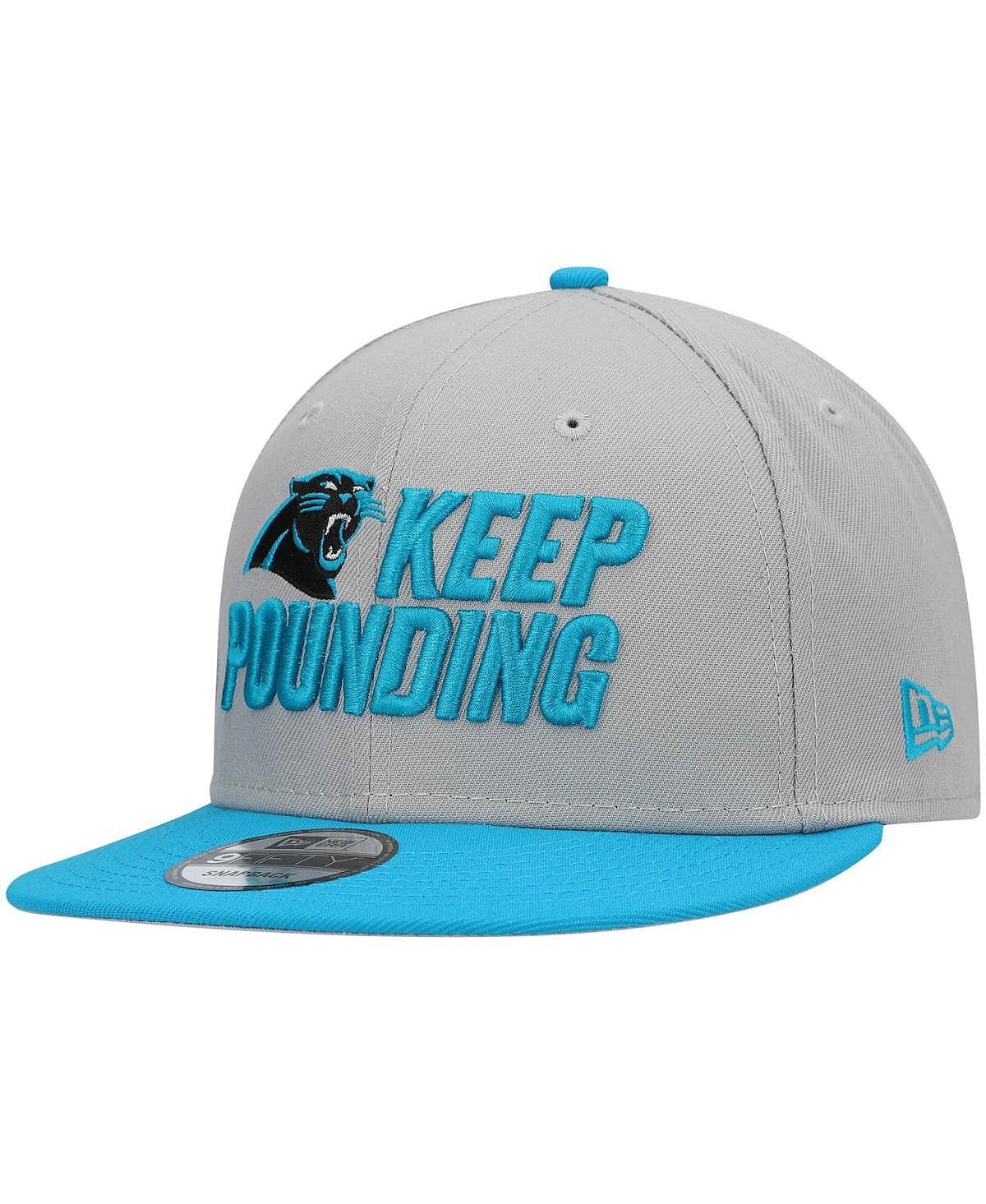 

Мужская серая кепка Carolina Panthers Keep Pounding 9Fifty Snapback New Era